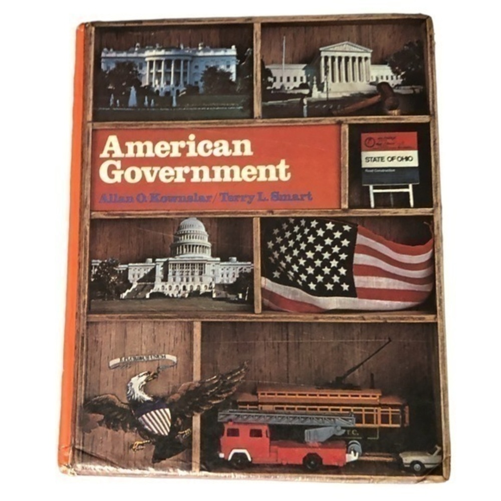 American Government by Allan O Kownslar/ Terry L Smart High School Textbook
